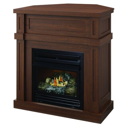 Pleasant Hearth 36 VentFree Dual Fuel Gas Fireplace  Harvest Oak finish VFF2-PH20D-H